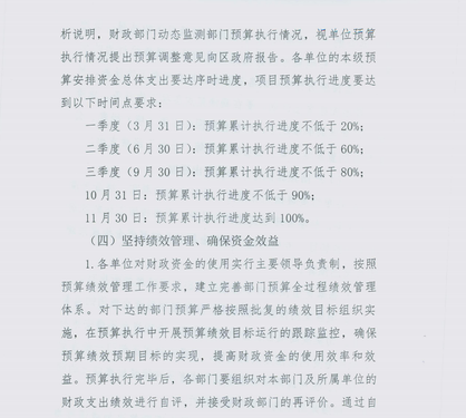 调整大小 部门预算批复的通知6