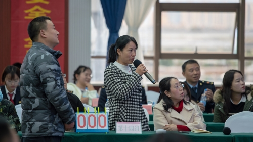 参赛人员进行作答(1)