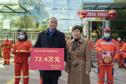 慰问环卫工人2