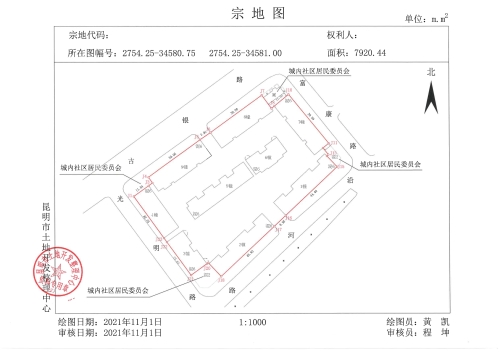 附件：龙城小区宗地图