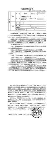 行政处罚决定书（昆呈路政罚〔2022〕010号）