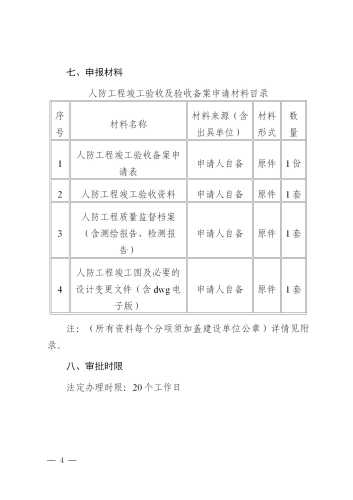 昆明市呈贡区人民防空工程、兼顾人民防空需要的地下工程竣工验收备案办事指南_05