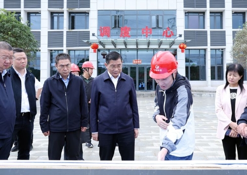 杨承新在云南裕能新能源电池材料有限公司调研。_副本