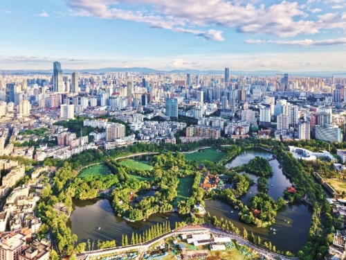 昆明主城区 记者 龙舟 摄